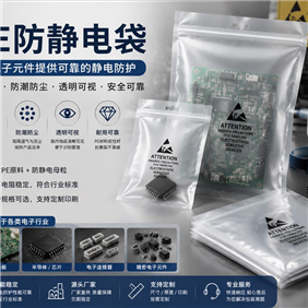 PE防静电袋是什么？电子元件为什么离不开这种特殊塑料袋？